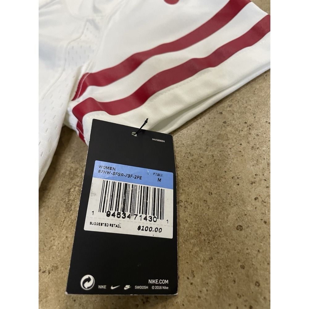 NWT San Francisco 49ers Womens Sz M George Kittle #85 Nike Football Jersey - Picture 4 of 9